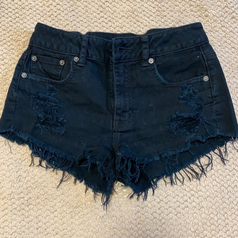 Black Jean short